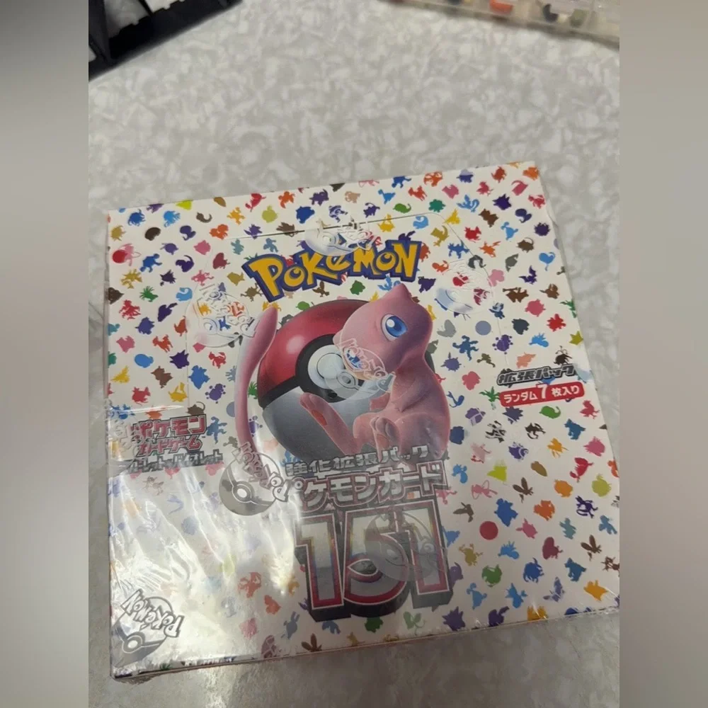 Pokemon Pink Mew Celebration Pack with Multicolor Silhouettes